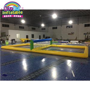 Beach water toys inflatable water volleyball field,PVC inflatable volleyball court floating