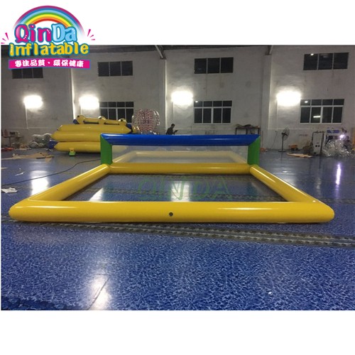 Beach water toys inflatable water volleyball field,PVC inflatable volleyball court floating