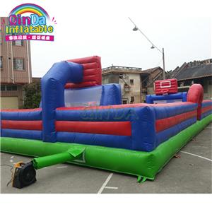 Bouncy inflatable volleyball field football arena basketball court