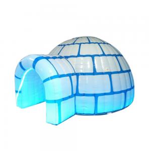 Customized outdoor camping dome house inflatable soccer dome tent