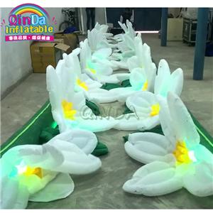 Colorful party decoration led inflatable lighting flowers for wedding