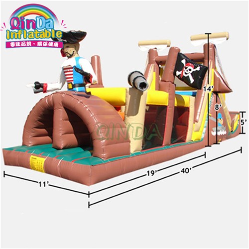 Crazy giant the beast adult inflatable obstacle course for sale