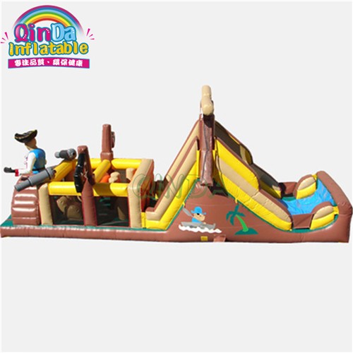 Crazy giant the beast adult inflatable obstacle course for sale