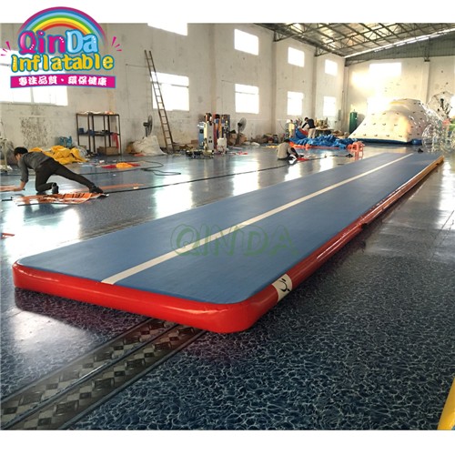  long gym mat DWF Material inflatable airtrack for gymnastics 