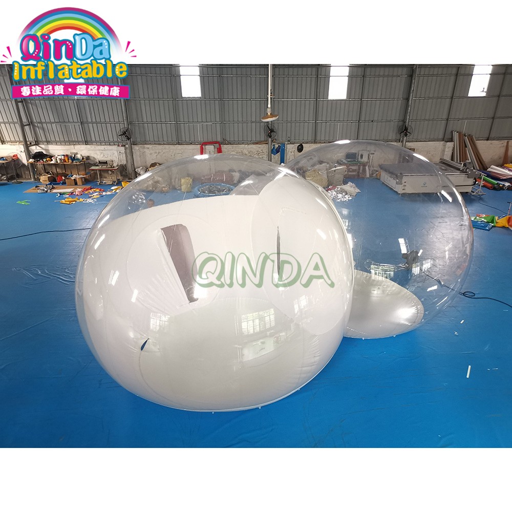 Double Rooms Big Transparent Camping PVC Inflatable Bubble Lawn Tent Rental