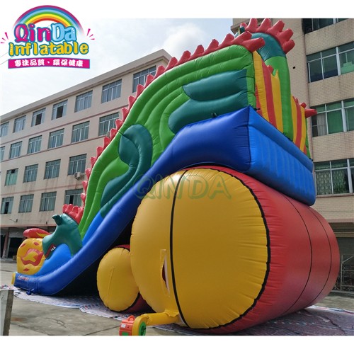 Dragon Jumping Inflatable Classic Combo Animal Bouncer Castle With Slide 