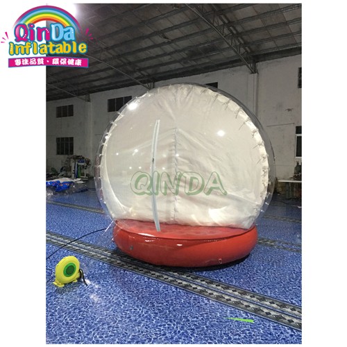 Event giant christmas air blown indoor inflatable snow globe