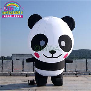 Events Decoration Advertising Inflatable Panda Cartoon For Tradeshow