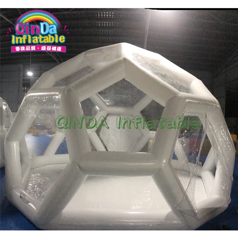 Family camping inflatable bubble tent house dome igloo