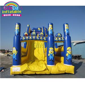 Fun bouncy castle inflatable Jumping castle with Inflatable slide