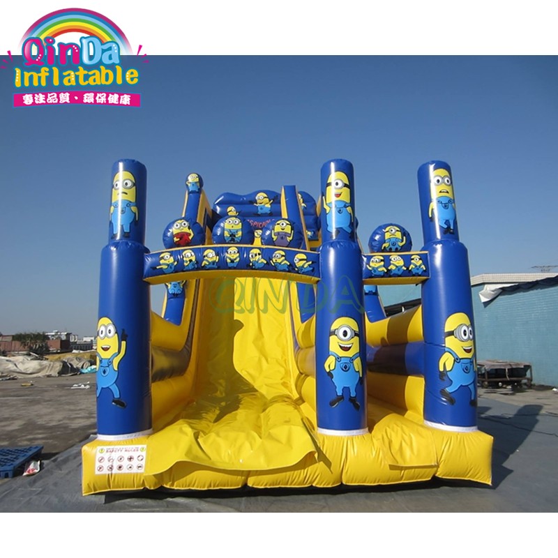 Fun bouncy castle inflatable Jumping castle with Inflatable slide