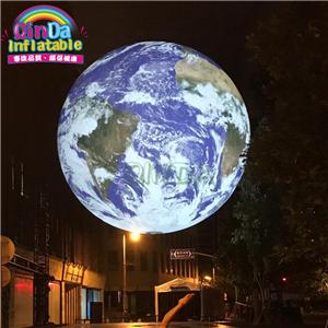 Giant Led inflatable moon ball, inflatable moon globe for decoration