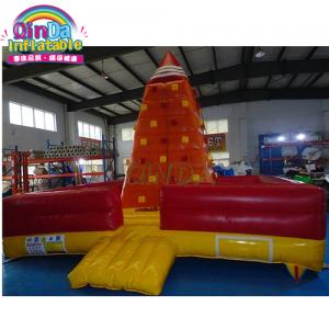 High quality inflatable climbing tower with stork/Inflatable rock climbing wall /inflatable climbing for sport game