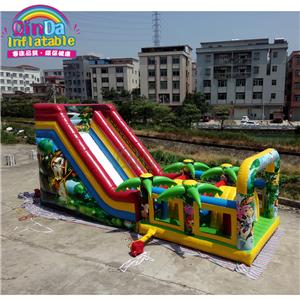 Hot selling commercial giant inflatable slide for sale