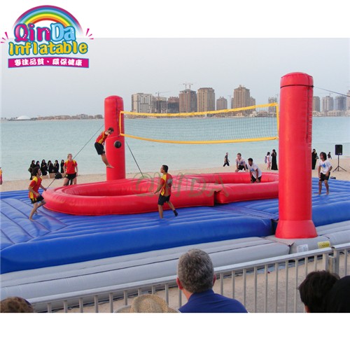 Inflatable Bossaball Tennis Court Inflatable Volleyball Court for Sale