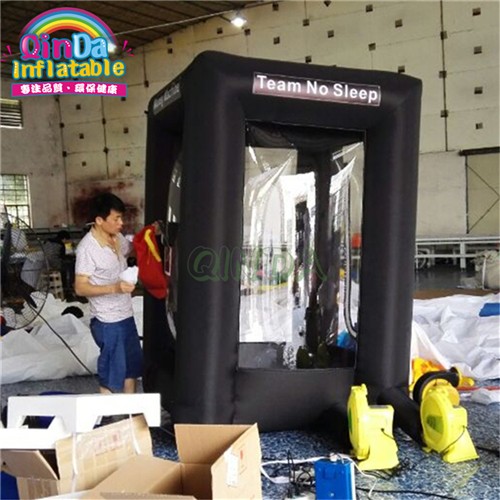 Inflatable Cash Grabber Machine Money Booth Cube for Advertising
