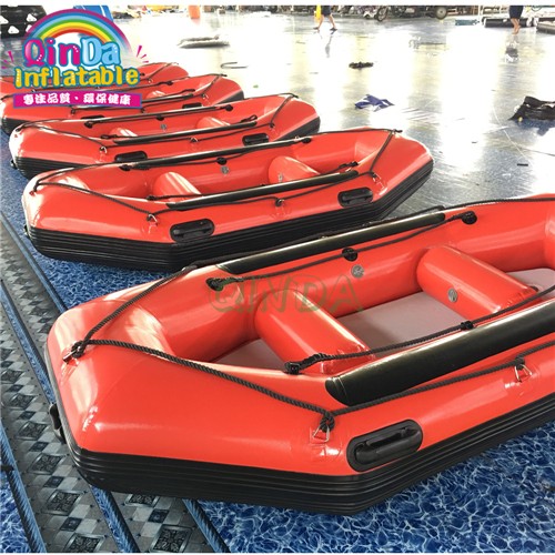 PVC Inflatable Rowing Boat Fishing Kayak Canoe Drifting Raft Boat