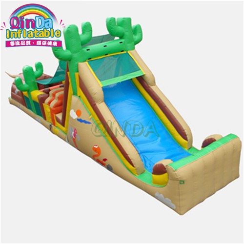 Outdoor Chellenge Inflatable Obstacle Course 5k Game Crazy Inflatable 5K Run Race For Adults