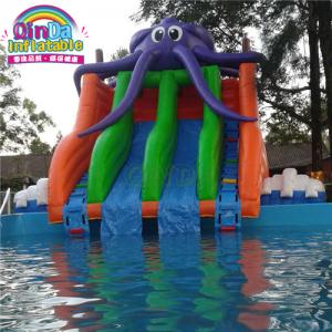 Commercial Amusement Park Inflatable Octopus Water Slide Swimming Pool Water Slide