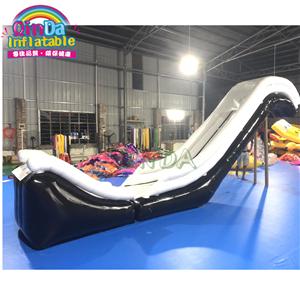 Inflatable floating water slide for boat , inflatable yacht slide , water boat slide 