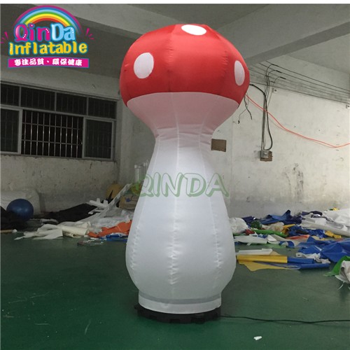 Advertising inflatable led lighting tube, colorful inflatable led mushroom for outdoor promotion