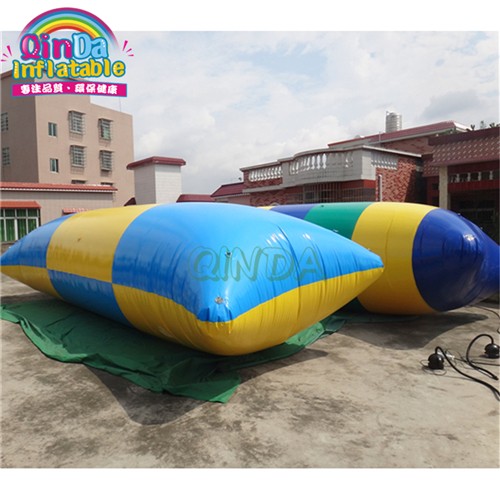 Inflatable water pillow jumping bag, Inflatable Blob Jumping Water trampoline, Water Catapult Blob