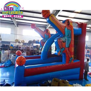 Interactive inflatable basketball game shooting game inflatable basketball hoop