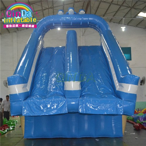 Large Dolphin Slide Inflatable Park Water Slide for Swimming Pool