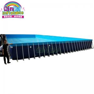 Metal Frame Steel Removable Swimming Pool Above Ground Water Park Pool swimming training pool
