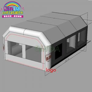 Hot sale mobile inflatable paint booth inflatable spray booth for car cover
