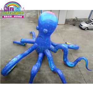 Octopus advertising model inflatable animal character cartoon for huge event