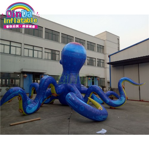 Octopus advertising model inflatable animal character cartoon for huge event