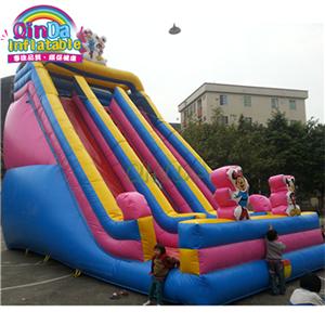 PVC children outdoor inflatable games bouncer jumping castle slide 