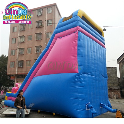 PVC children outdoor inflatable games bouncer jumping castle slide 