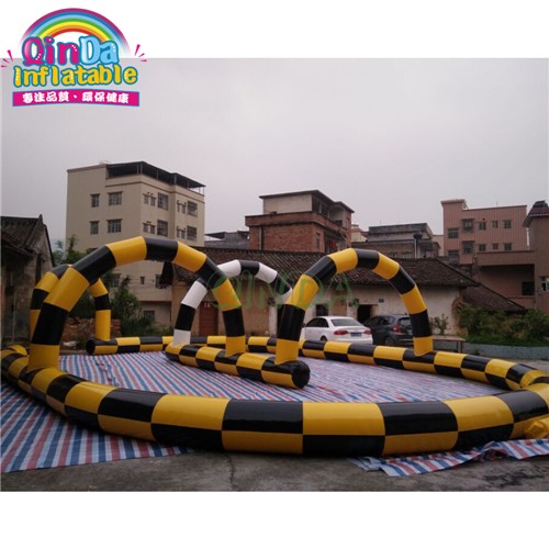 Popular inflatable race track,inflatable go kart race track,inflatable zorb ball track for sale