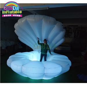 Romantic creative wedding decoration inflatable shell inflatable stage clam shell