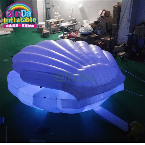 Romantic creative wedding decoration inflatable shell inflatable stage clam shell