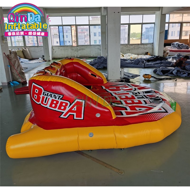 Sea inflatable floating crazy UFO towable water ski sofa