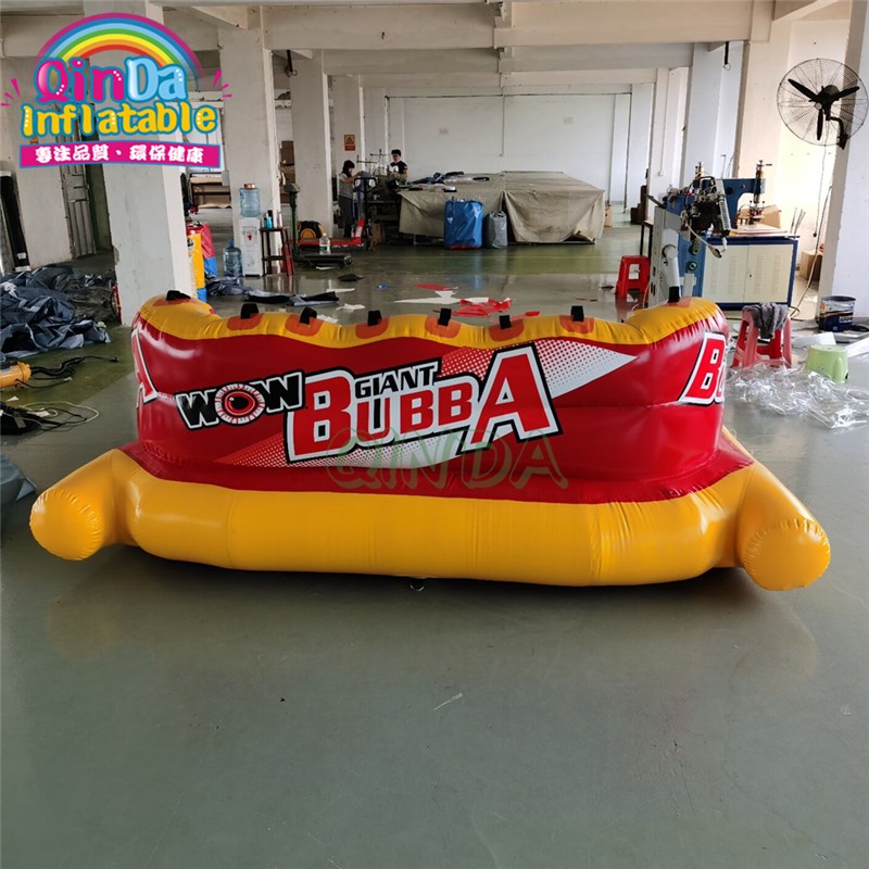 Sea inflatable floating crazy UFO towable water ski sofa