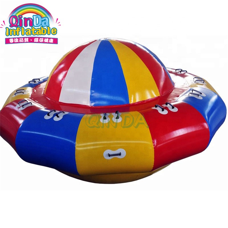 Commercial Grade Spinning Water Game Inflatable whirling Disco Boat Supplier