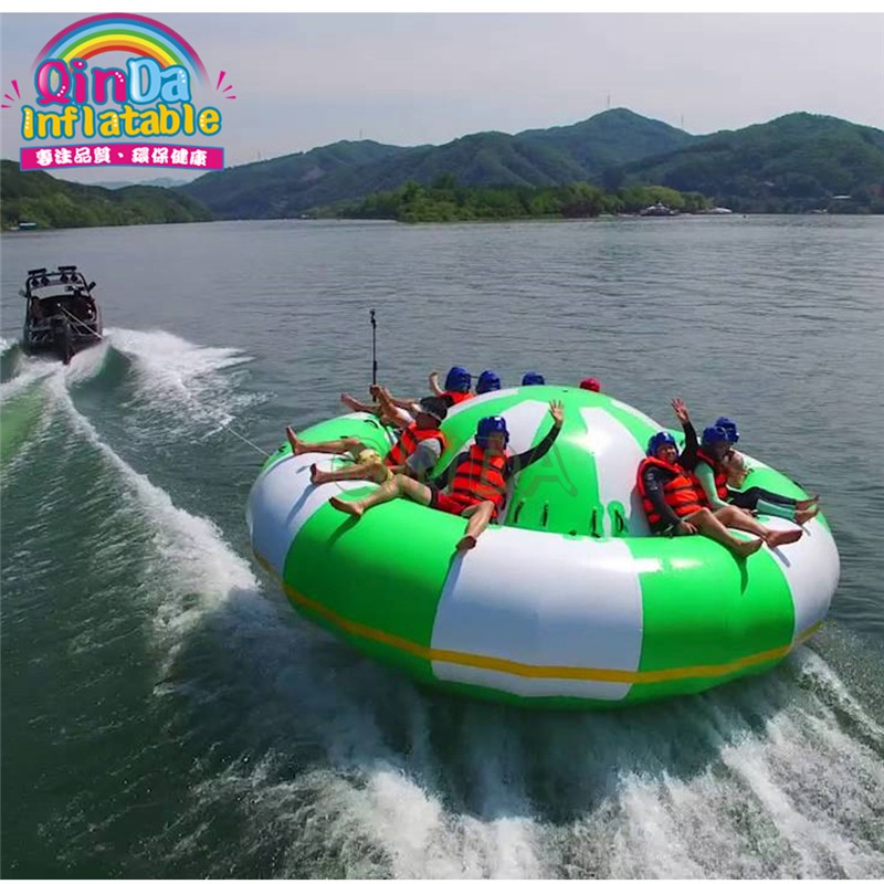 Commercial Grade Spinning Water Game Inflatable whirling Disco Boat Supplier