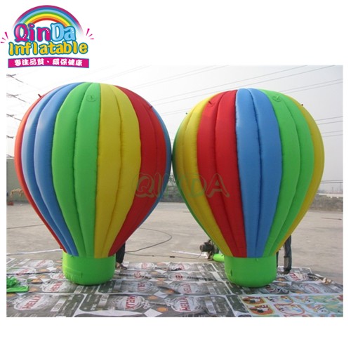 Cheap price amusement rides advertising inflatable hot air ground balloon