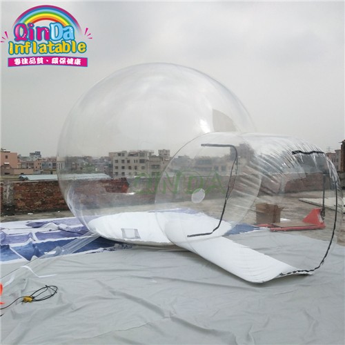 lodge balloon dome crystal clear camping inflatable bubble tent for rent