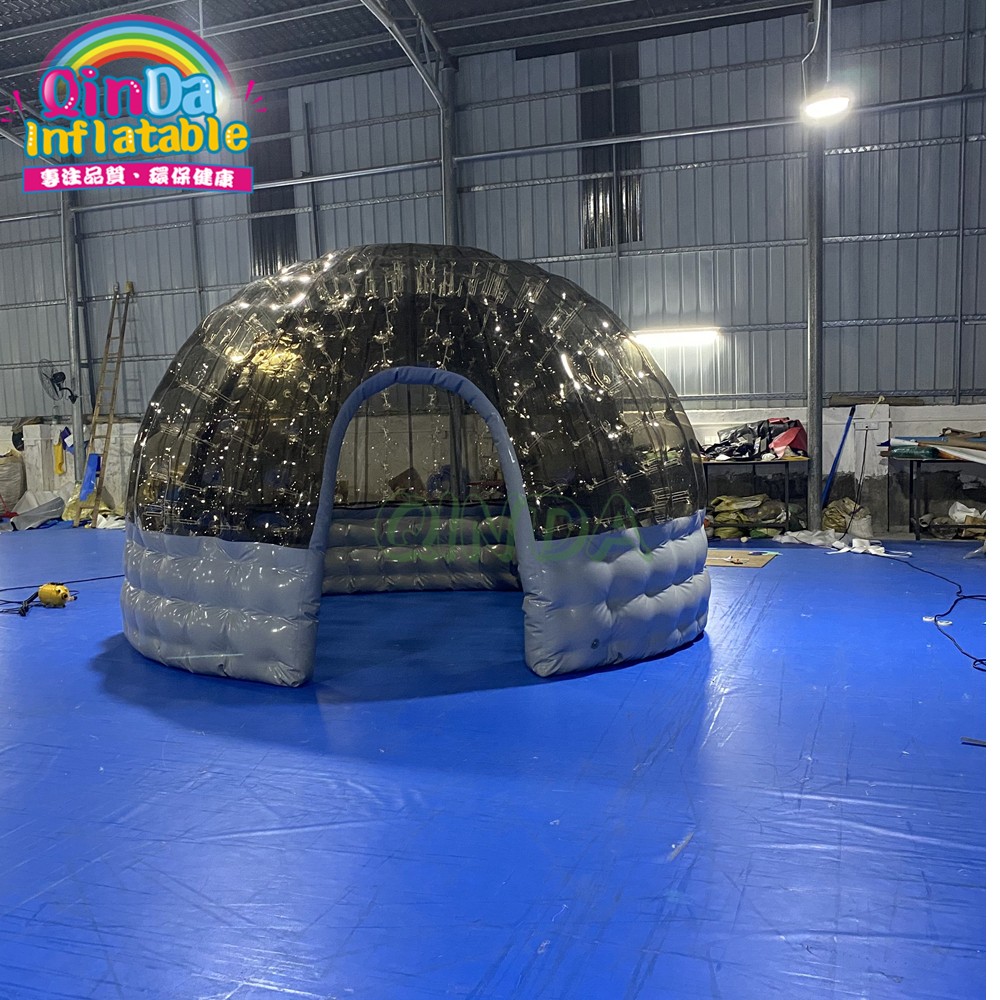 Popular outdoor dome tent transparent inflatable igloo tent for spa