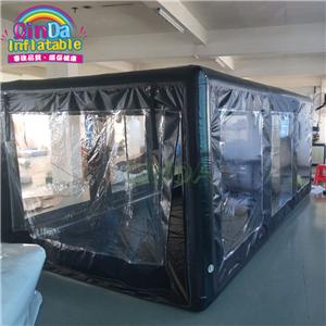 Transparent inflatable car capsule , inflatable car garage tent , inflatable car showcase for sale