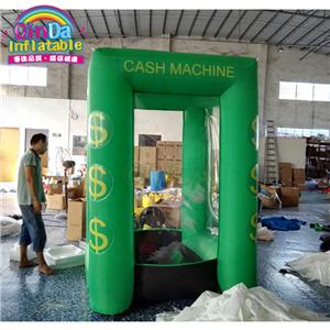  inflatable cash cube for event, inflatable money machine for sale