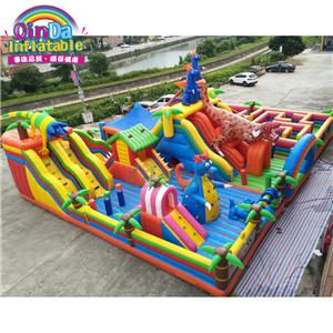 inflatable game, inflatable fun cities, outdoor amusement park for kids 