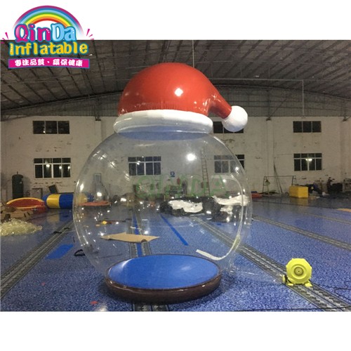 inflatable human size snow globe for christmas/giant inflatable snow globe for outdoor