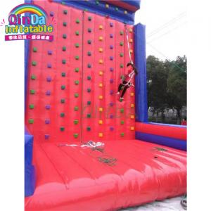 inflatable rock climbing wall for sale from inflatable sports factory