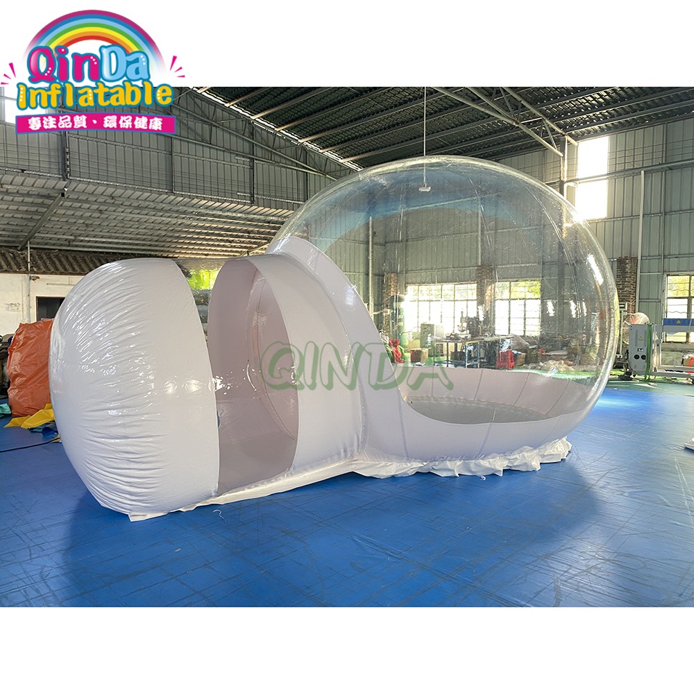 Clear igloo inflatable transparent bubble tent / igloo inflatable camp tent for sale